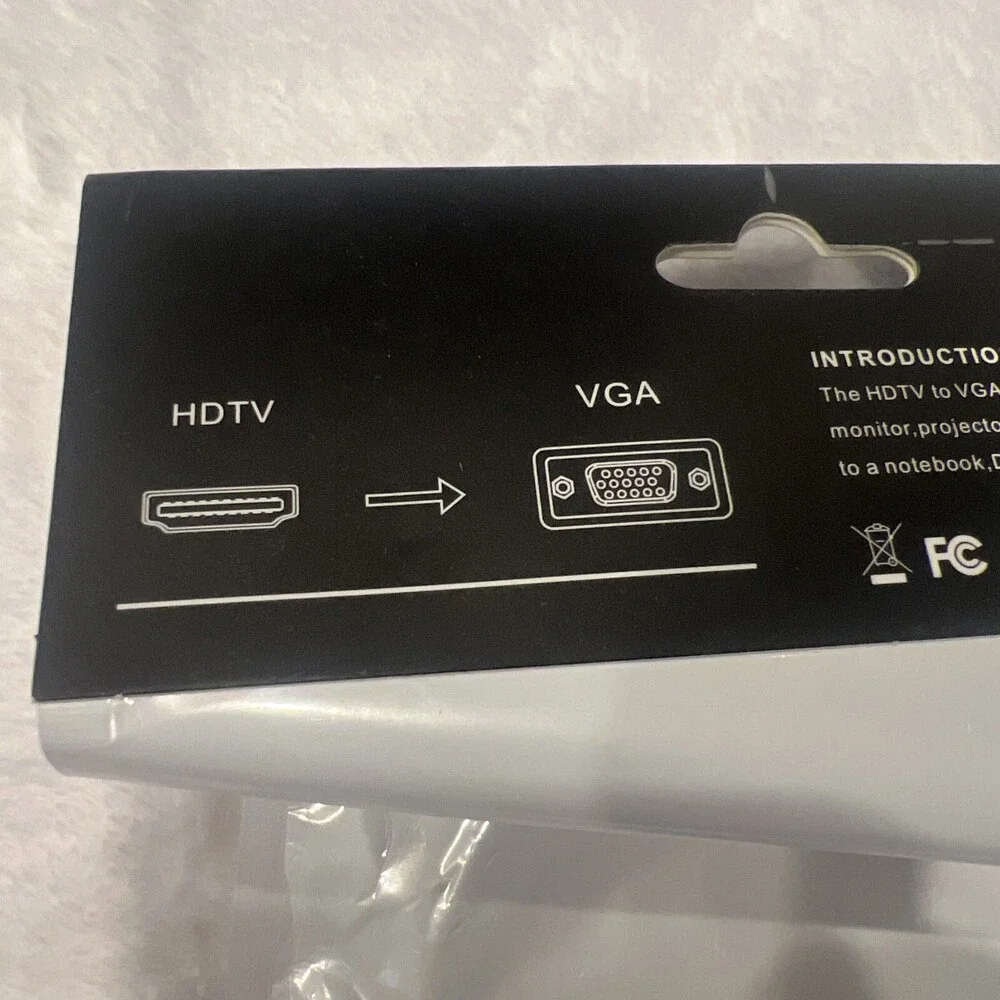 HDMI Male to VGA Female Plug Converter Adapter